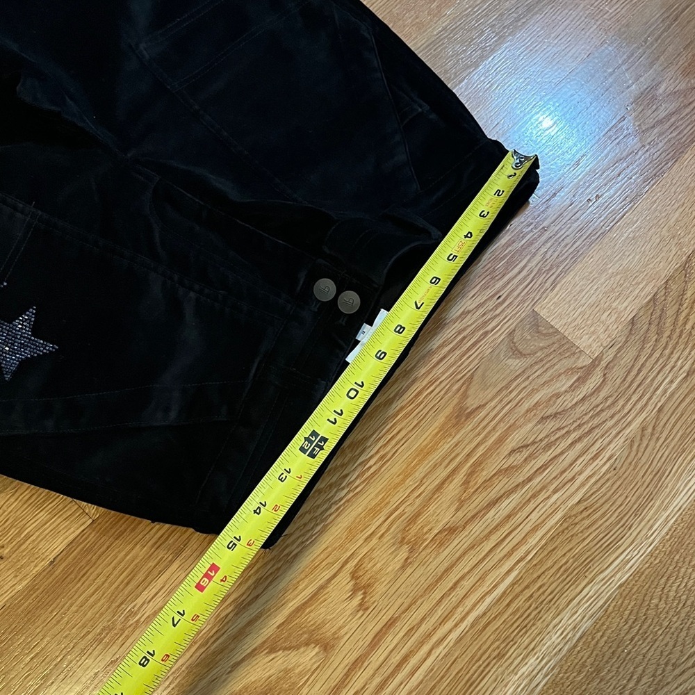 Anthropologie x Pilcro The Wanderer Star Embellished Velvet Pants Size 27 NWT - Picture 6 of 14